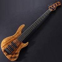 Limited Edition 2025 MasterBuilt 24-Fret Modern Bass 5st Fretless (AAAAA Koa Top) #025