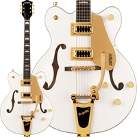 G5422TG Electromatic Classic Hollow Body Double-Cut with Bigsby and Gold Hardware（Snowcrest White／Laurel）