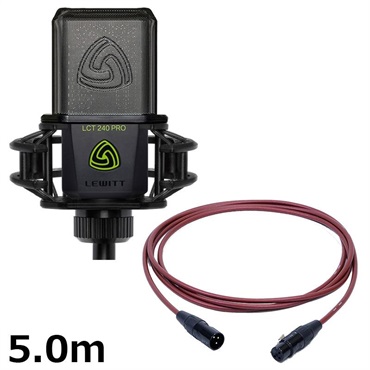 LEWITT LCT 240 PRO Vocal Set 【PASSGO REDマイクケーブルセット(XLR-XLR)5.0ｍ】(ルーイット)(コンデンサーマイク)(LCT240PRO)(専用サスペンション)(マグネットポップフィルター)(LCT240PRO)