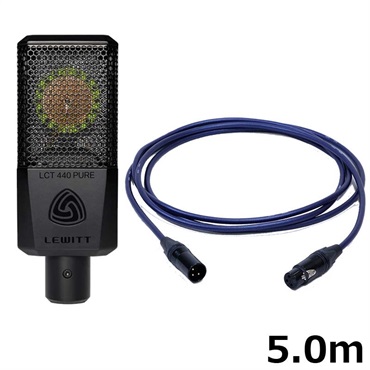 LEWITT 【先取り大特価セール】LCT440PURE 【PASSGO BLUEマイクケーブルセット(XLR-XLR)5.0ｍ】(ルーイット)(定番コンデンサーマイク)(ラージダイヤフラム)