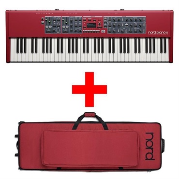Nord（CLAVIA） 【プレミアム感謝祭実施中！】Nord Piano 6 73 &専用キャリングケースセット (2500110882056) (ノード)(73鍵)(ステージピアノ)(トリプルセンサー鍵盤)(Nord Piano6)※配送事項要ご確認