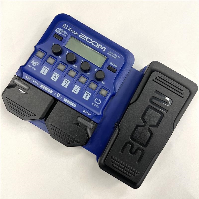 zoom G1X FOUR 中古 美品 ZOOM USED 中古 G1X FOUR Royal Blue ｜イケベ楽器店オンラインストア