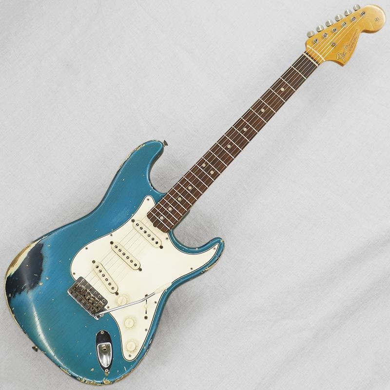 倍*ン様 詳細不明　ストラト　バリ虎　ネック メタリックブルー Fender USA VINTAGE Stratocaster '66 Refinish LakePlacidBlue/R