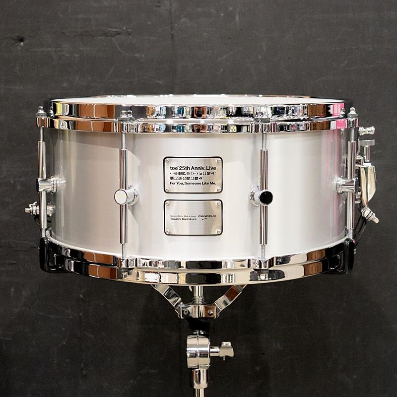 TKT-1465AL3 [柏倉隆史 toe 25周年記念モデルスネア / Aluminium 3mm Thick Snare Drum 14''×6.5'']【店頭入荷！】の商品画像