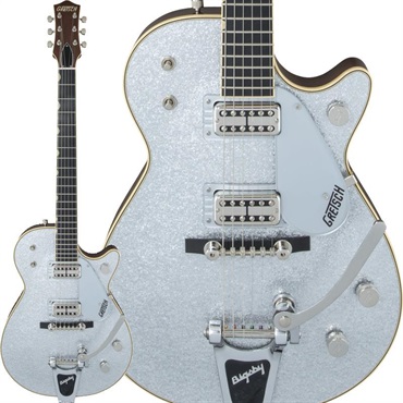 GRETSCH G6129T-59 Vintage Select ’59 Silver Jet with Bigsby (Silver Sparkle)