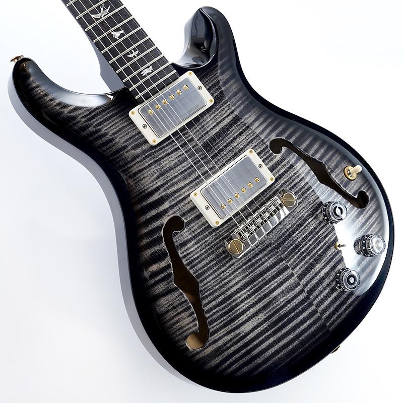 P.R.S. Hollowbody II Piezo 10 Top (Chacoal Wraparound Smokeburst