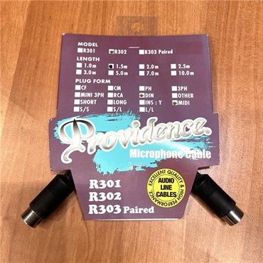 Providence 【WEB限定在庫処分セール】R302 0.15m MIDIケーブル （プロビデンス）