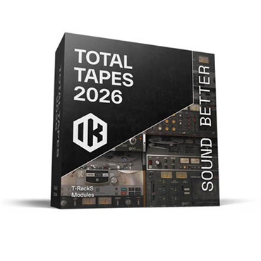 IK Multimedia T-RackS Total Tapes 2026 (アイケーマルチメディア)(トータルテープ)(Tapeシミュレート)(プラグインバンドル)(オンライン納品)