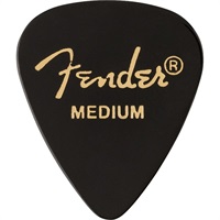 Classic Celluloid Picks， 351 Shape - 12 Pack (Black/Medium) [1980351806]