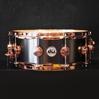 DRVD5514SVPBK [Collector's Satin Black Over Brass Snare 14×5.5 / Copper Finish Hardware]【日本初入荷/特注品】