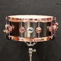 DRVD5514SVPBK [Collector's Satin Black Over Brass Snare 14''×5.5'' / Copper Finish Hardware]【日本初入荷/特注品】