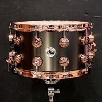 DCMR10814SPX710 [Collector's Satin Black Over Brass Snare 14''×8'' / Copper Finish Hardware]【日本初入荷/特注品】