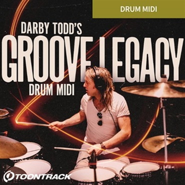 TOONTRACK Drum MIDI - Groove Legacy (60?90年代ポップス)(ドラムMIDIパック)(オンライン納品)(2時間以内に納品)