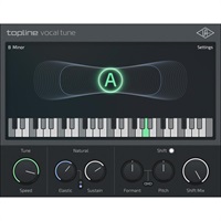 【ユニバーサルオーディオTopline Vocal Tuneイントロセール！】Topline Vocal Tune (ボーカルチューニング)(自動ボーカルピッチ補正)(プラグインソフト)(オンライン納品)(2時間以内に納品)