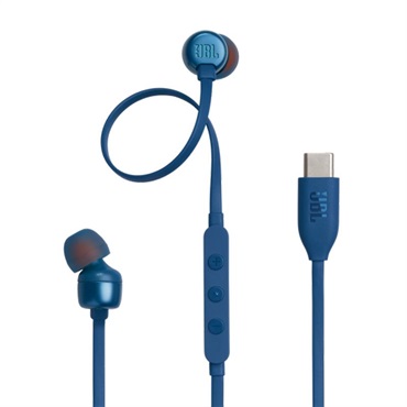 JBL Tune 310C USB Blue (ブルー)(ジェイビーエル)(イヤホン)(USB-C)(ハイレゾ対応)(リモコン付き)(JBLT310CBLU)【国内正規品・1年保証】