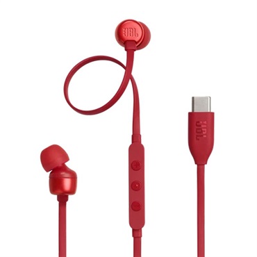 Tune 310C USB Red (レッド)(ジェイビーエル)(イヤホン)(USB-C)(ハイレゾ対応)(リモコン付き)(JBLT310CRED)【国内正規品・1年保証】