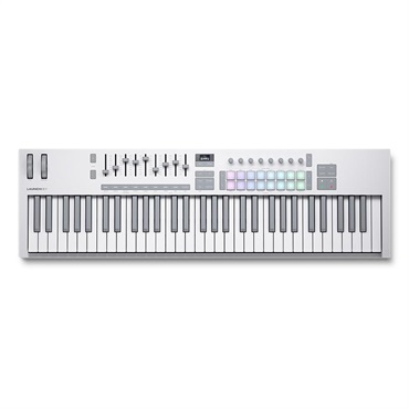 【予約商品・2026年9月初旬発売予定】Launchkey 61 White Mk4 (ノベーション)(ラウンチキー)(61鍵盤USB・MIDIコントローラー)(ホワイト)【ソフトシンセNovation PLAY無償DL対応】【Steinberg Cubase LE 14付属！】