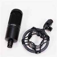 USED 中古 AT2020 + AT8458a (バックエレクトレット・コンデンサーマイクロホン)(単一指向性)(オーディオテクニカ)