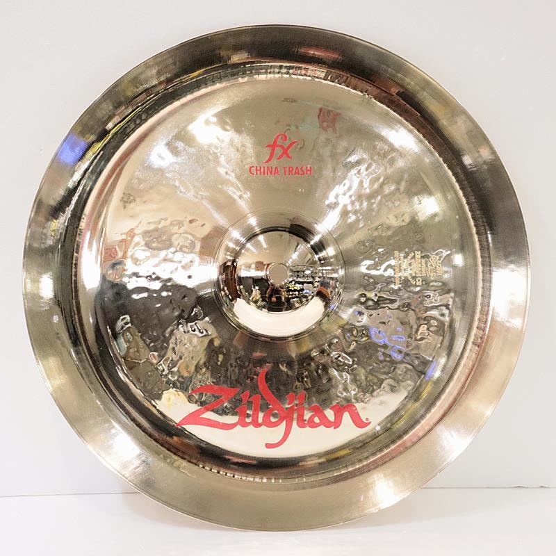【響】空瓶超レア●レッドメダリオン●クリスタルキャップ●天面に向獅子(社章) Zildjian FX Oriental China Trash 14 [NAZLOCT14]【メーカー2級特価品