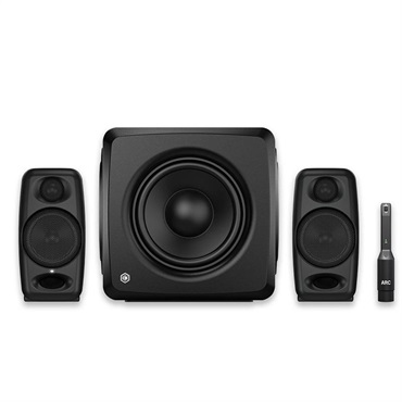 IK Multimedia iLoud Micro Monitor + iLoud Sub 2.1 Bundle (Black
