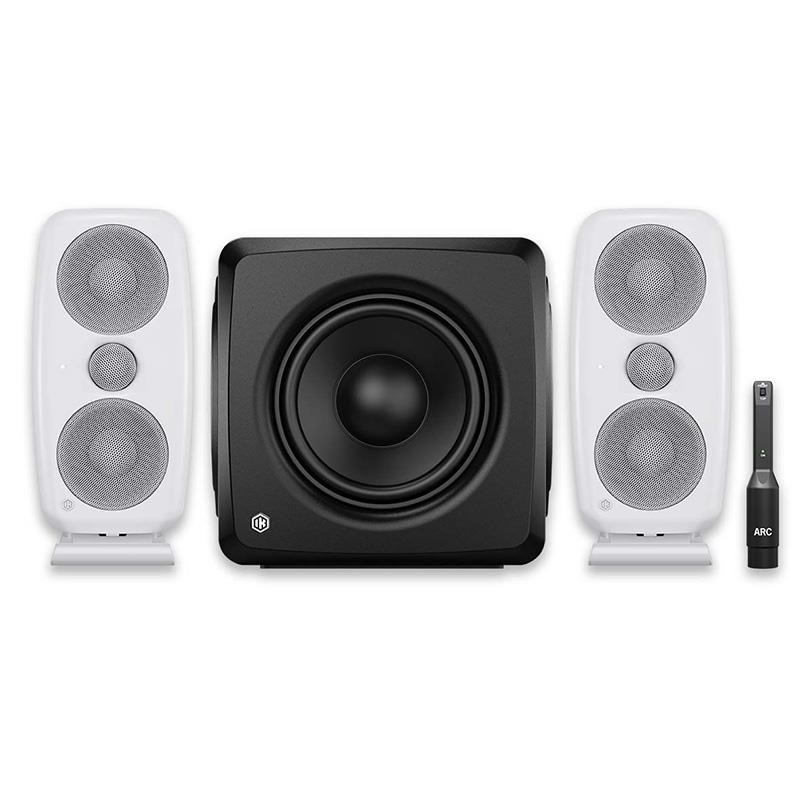 IK Multimedia iLoud MTM MKII + iLoud Sub 2.1 Bundle (White)(iLoud
