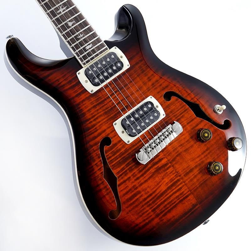 P.R.S. PRS SE Hollowbody I Piezo (Orange Tiger Smokeburst) SN