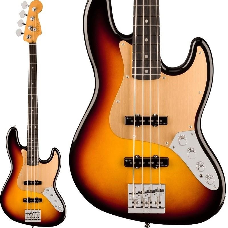 Fender USA American Ultra II Jazz Bass (Ultraburst/Ebony) 【特価