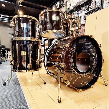YAMAHA USED 中古 YAMAHA 100TH Limited Centennial Edition Recording Custom Special ''Ciricote''Drum Set　[RCS100CG/22BD.10TT.12TT.13TT.16FT/ファイバーケース付属/Made In Japan]