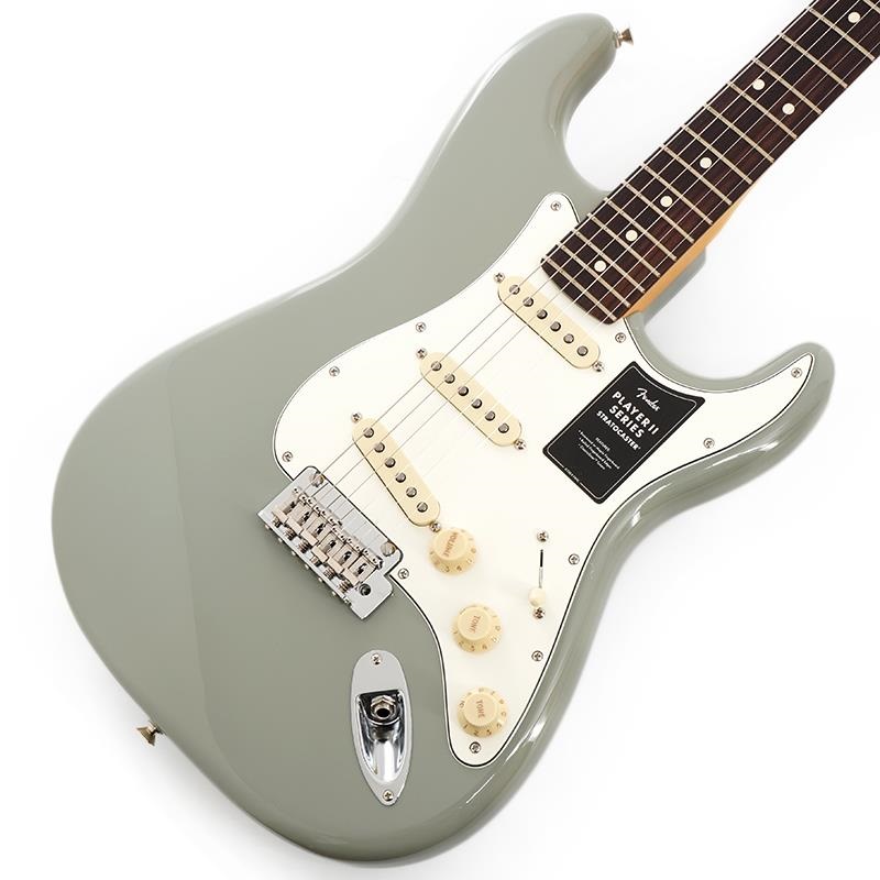 手渡し可能 メキシコFender Stratocaster マッドグレー Fender MEX Player II Stratocaster (Cactus Gray/Rosewood) ｜イケベ