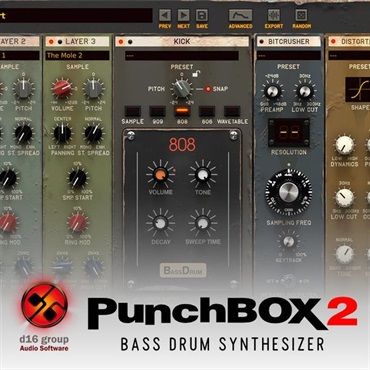 2PAC 希少音源セット D16 Group 【リリース記念特価！】PunchBox 2 (パンチボックス)(重低音