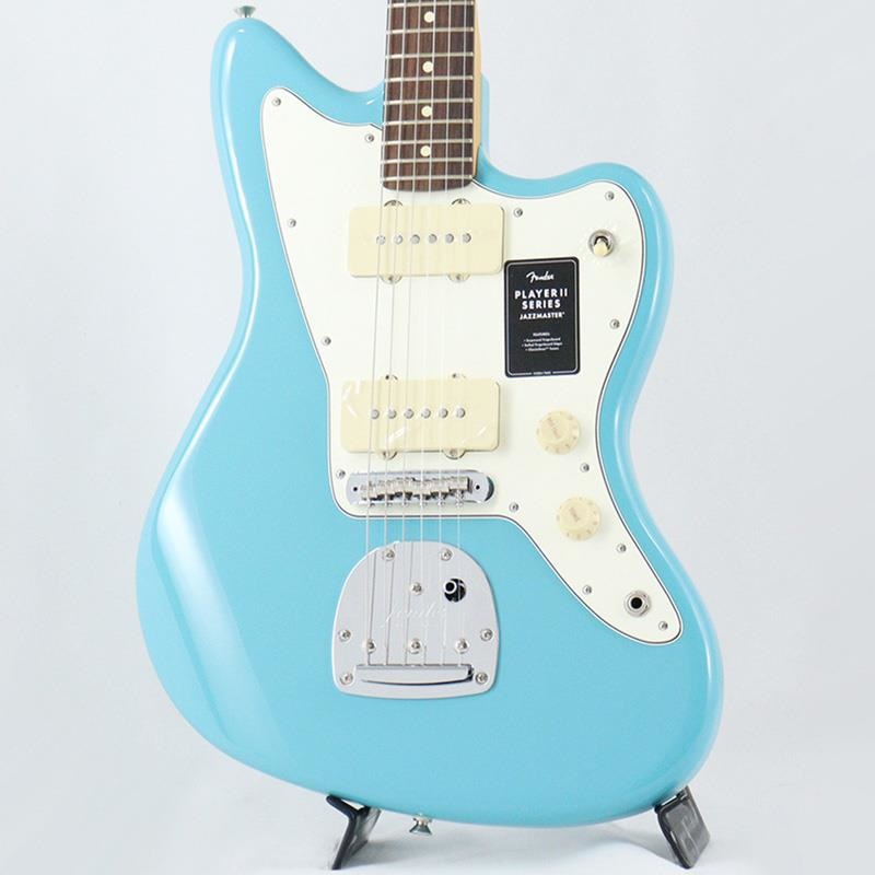 ギター fender mexico player II jazzmaster Fender MEX Player II Jazzmaster (Aquatone Blue/Rosewood) 【キズ