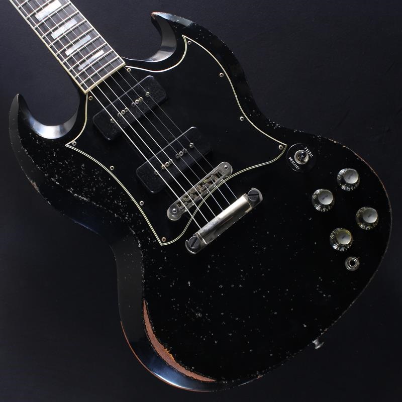 Gibson Limited Run Murphy Lab SG Custom w/Batwing P-90 Heavy Aged