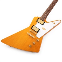 Inspired by Gibson Custom Shop 1958 Korina Explorer (Aged Natural/White Pickguard) 【キズ有り特価】