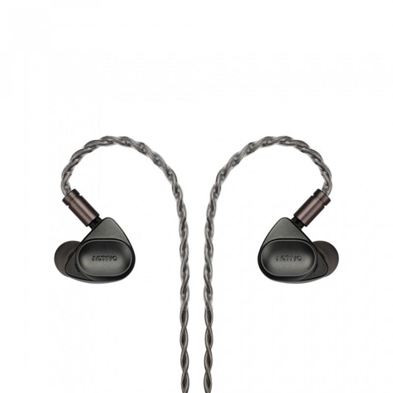 ACTIVO ACTIVO VOLCANO Black (ブラック)(アクティヴォ)(有線イヤホン