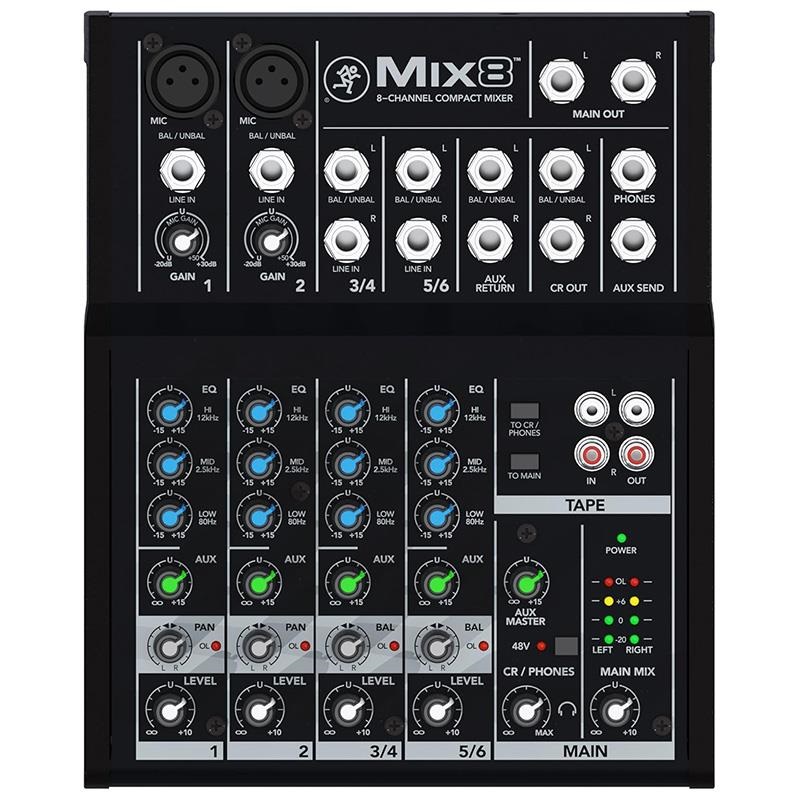 MACKIE 【1台限定特価！】MIX 8 (マッキー)(コンパクトミキサー)(8ch