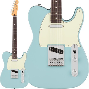 Fender MEX 75th Anniversary Player II Telecaster (Daphne Blue/Rosewood)