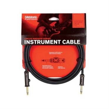 D’Addario Circuit Breaker Instrument Cable 10ft(3.04m) S/S (Momentary Switch) [PW-AG-10］