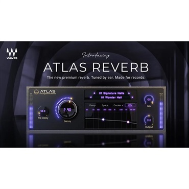 Atlas Reverb (ウェイブス)(アルゴリズミックリバーブ)(オンライン納品)(2時間以内に納品)