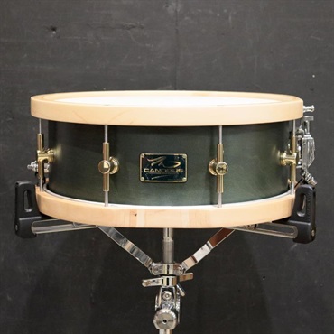 CANOPUS MO-1455WH [MO Snare Drum 14''×5.5'' w/Wood Hoop - Black