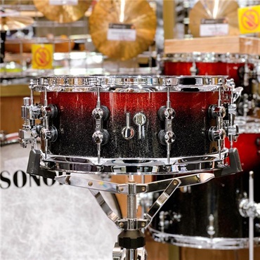 SONOR SQ2 System Snare Drum - Maple Vintage 14x6 - Black-Red Sparkle【特注品】