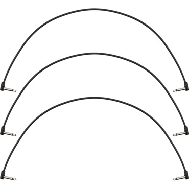 Fender USA Blockchain 24 Patch Cable， 3-pack， Angle/Angle