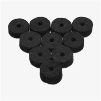AWFJB [Wool Cymbal Felts - Jet Black]