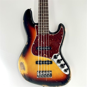 Fender Custom Shop Ikebe 50th Anniversary Custom Built Custom Classic Jazz Bass V Heavy Relic (SFAB3CS)