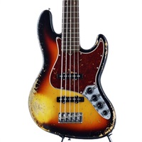 Ikebe 50th Anniversary Custom Built Custom Classic Jazz Bass V Heavy Relic (SFAB3CS)