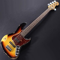 Ikebe 50th Anniversary Custom Built Custom Classic Jazz Bass V Heavy Relic (SFAB3CS)