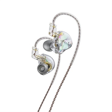 FiiO JD10 Transparent (トランスペアレント)(クリア)(フィーオ)(有線イヤホン)(イヤモニ)(IEM)(ダイナミックドライバー)(デュアルキャビティ設計)(ハイレゾ)(マイク付きリモコン)(インイヤーモニター)(FIO-IEM-JD10-T)