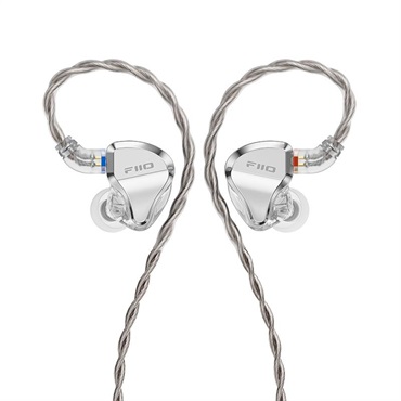 FiiO JH5 Silver (シルバー)(フィーオ)(有線イヤホン)(イヤモニ)(IEM)(BA型)(バランスドアーマチュア)(5ドライバー)(ハイレゾ)(FIO-IEM-JH5-S)