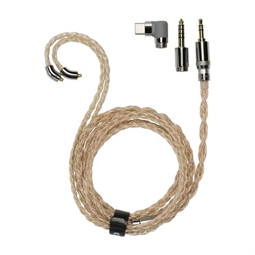FiiO LC-RE Pro 2025 (フィーオ)(イヤホンケーブル)(耳掛け式)(1.2m)(MMCX端子)(3.5ｍｍ)(4.4ｍｍ)(USB Type-C)(医療用グレードコネクタ)(FIO-LCRE-PRO2025)