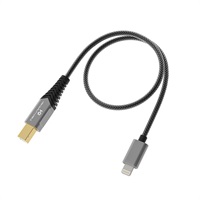 LD-LT1 (フィーオ)(50cm)(USB Type B to Lightning)(DAコンバーター)(データ転送ケーブル)(USB2.0)(FIO-LD-LT1)