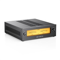 WARMER R2R Black (ブラック)(フィーオ)(DAC)(真空管バッファー)(ホームオーディオ)(VUメーター)(JJ Electronic E88CC真空管)(FIO-WARMERR-B)